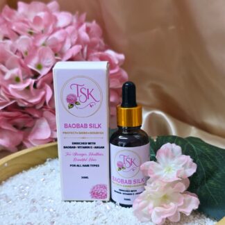 TSK Baobab Serum - lightweight hair shine and smoothing oil TSKLuxe